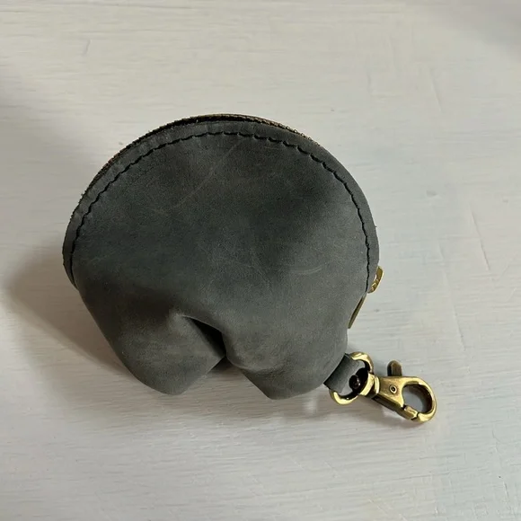 Portland Leather Fortune Cookie Keychain - Picture 2 of 3
